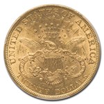 1893 $20 Liberty Gold Double Eagle MS-61 PCGS