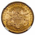 1893 $20 Liberty Gold Double Eagle MS-62 NGC