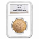 1893 $20 Liberty Gold Double Eagle MS-63 NGC