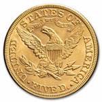 1893 $5 Liberty Gold Half Eagle BU