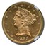 1893 $5 Liberty Gold Half Eagle MS-64 NGC (PL)