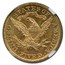 1893 $5 Liberty Gold Half Eagle MS-64 NGC (PL)