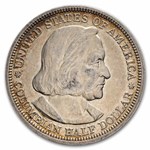 1893/93 Columbian Expo Half AU (Repunched Date)