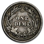 1893 Barber Dime XF