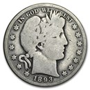 1893 Barber Half Dollar Good