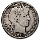 1893 Barber Half Dollar VG