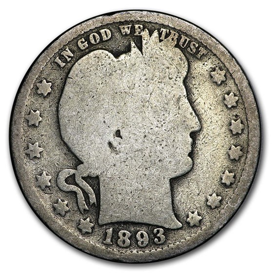 1893 Barber Quarter AG 1893 Barber Quarter AG