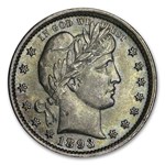 1893 Barber Quarter AU