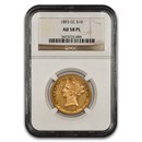 1893-CC $10 Liberty Gold Eagle AU-58 NGC (PL)