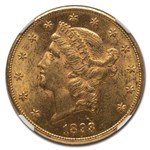 1893-CC $20 Liberty Gold Double Eagle MS-61 NGC