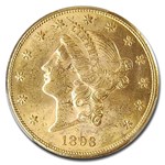 1893-CC $20 Liberty Gold Double Eagle MS-61 PCGS
