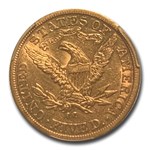 1893-CC $5 Liberty Gold Half Eagle AU-50 PCGS