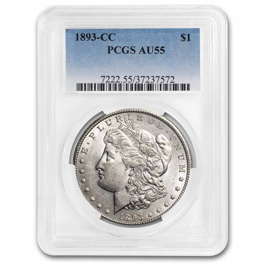 1893-CC Morgan Dollar AU-55 PCGS