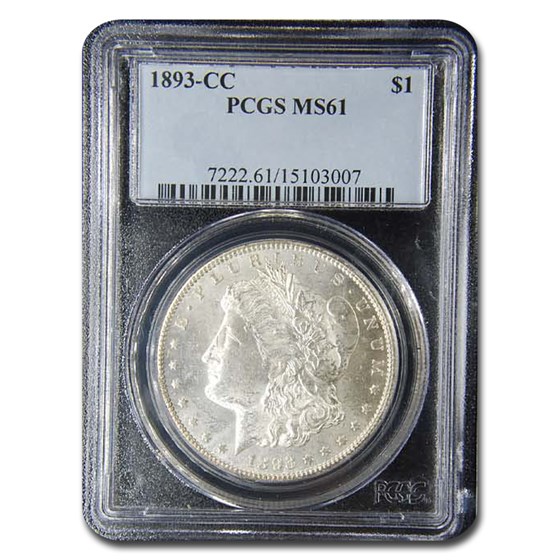 1893-CC Morgan Dollar MS-61 PCGS 1893-CC Morgan Dollar MS-61 PCGS