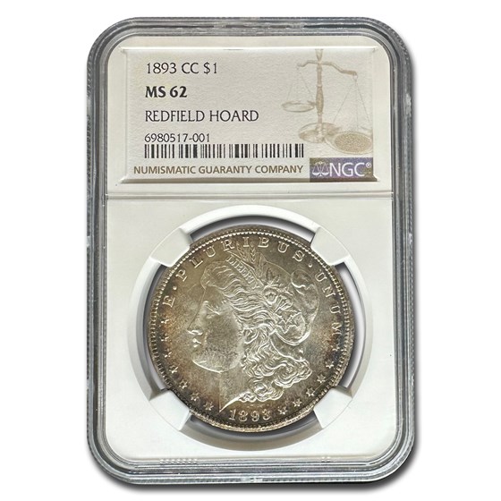 Buy 1893-CC Morgan Dollar MS-62 NGC (Redfield Hoard) | APMEX