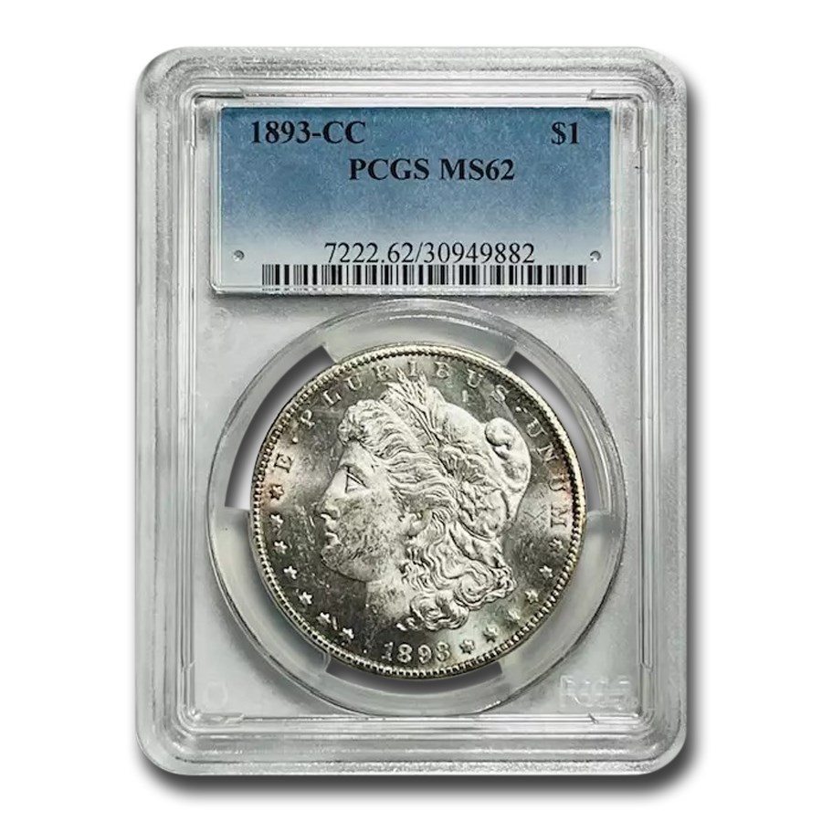 1893-CC Morgan Dollar MS-62 PCGS