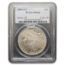 1893-CC Morgan Dollar MS-62 PCGS