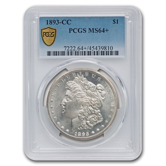 1893-CC Morgan Dollar MS-64+ PCGS 1893-CC Morgan Dollar MS-64+ PCGS