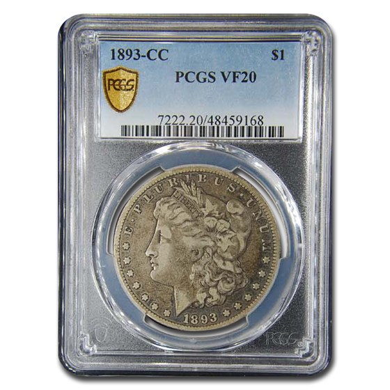 1893-CC Morgan Dollar VF-20 PCGS 1893-CC Morgan Dollar VF-20 PCGS