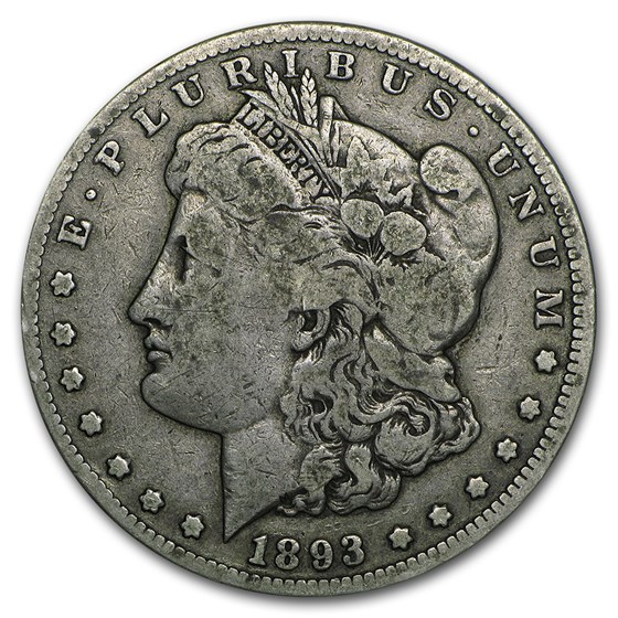 1893-CC Morgan Dollar VF 1893-CC Morgan Dollar VF