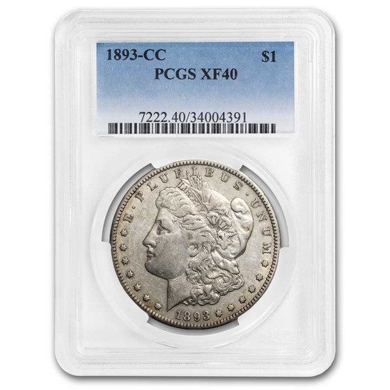 1893-CC Morgan Dollar XF-40 PCGS 1893-CC Morgan Dollar XF-40 PCGS