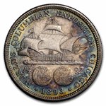 1893 Columbian Expo Half Dollar BU (Toned)