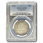 1893 Columbian Expo Half Dollar Expo AU-58 PCGS