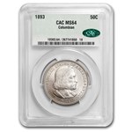 1893 Columbian Expo Half Dollar Expo MS-64 CACG