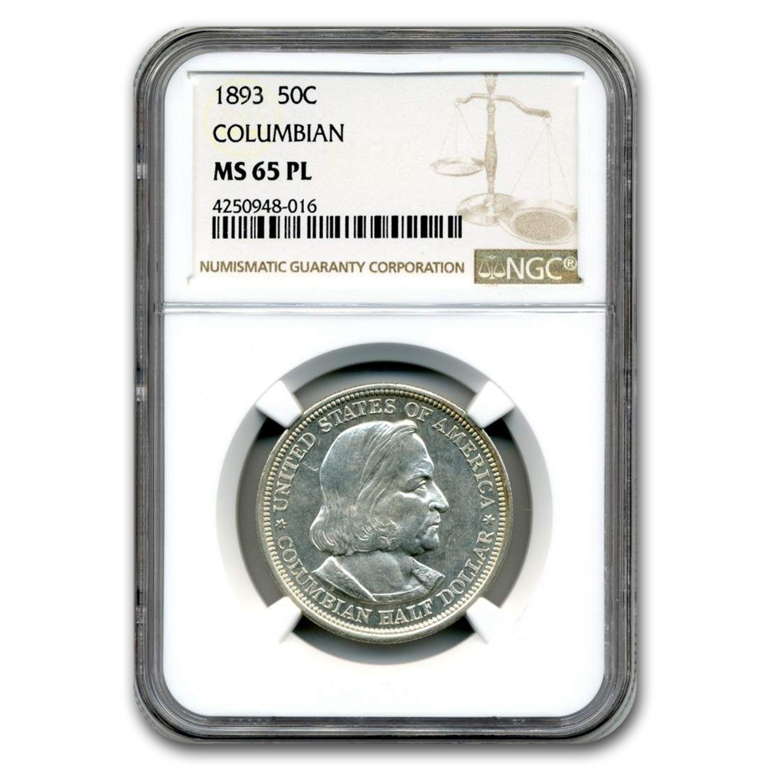 Buy 1893 Columbian Expo Half Dollar MS-63 PL NGC | APMEX