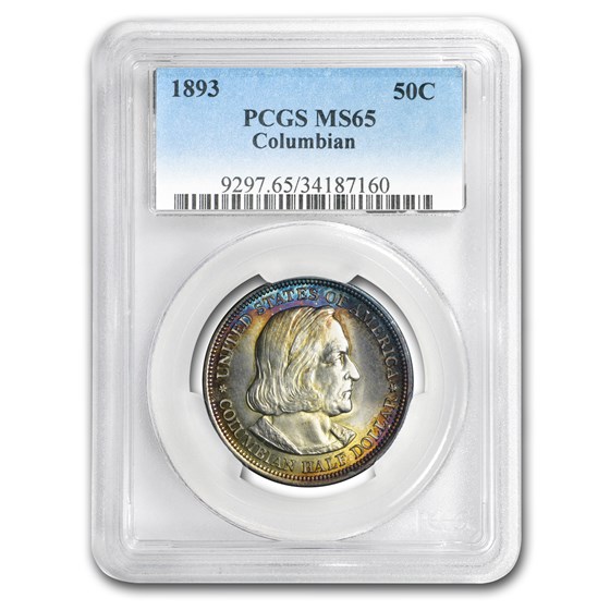 1893 Columbian Expo Half Dollar MS-65 PCGS (Toned) 1893 Columbian Expo Half Dollar MS-65 PCGS (Toned)