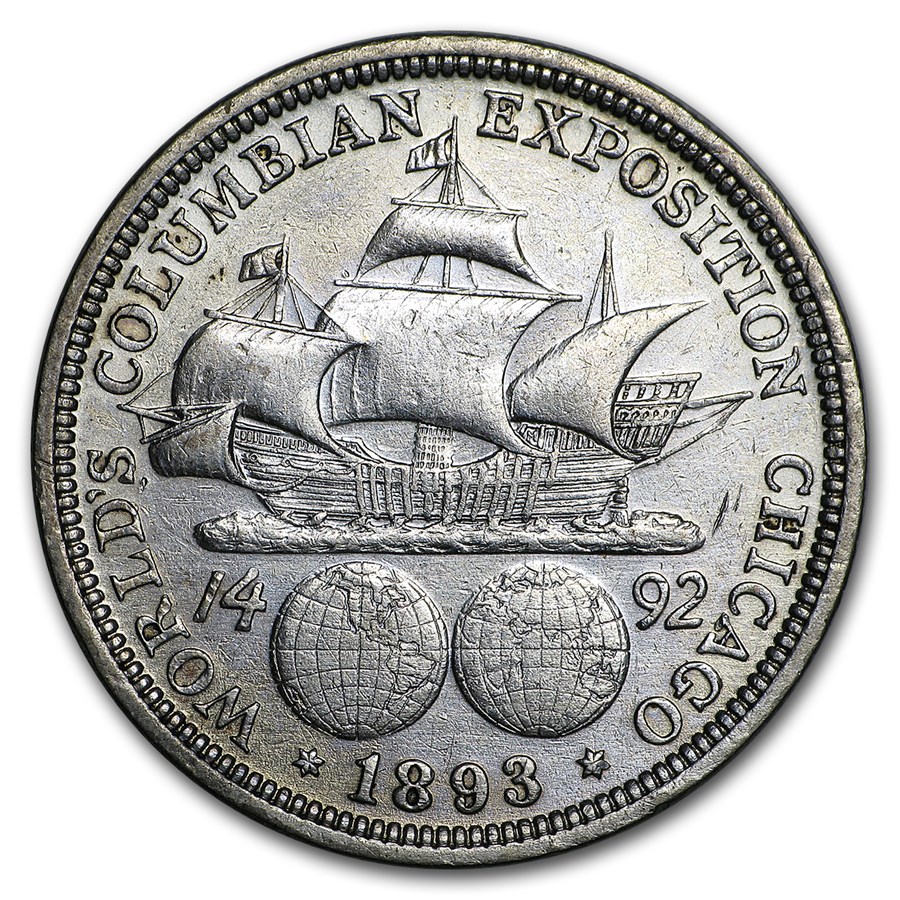 1893 Columbian Expo Half Dollar XF