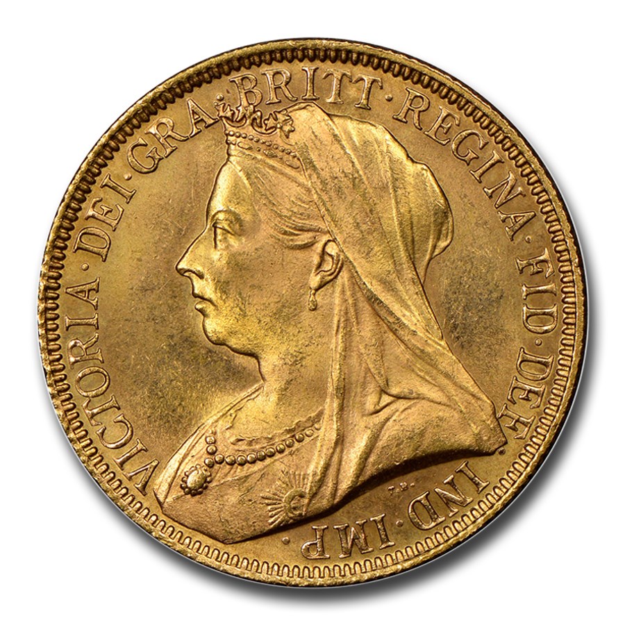 1893 Great Britain Gold 2 Pounds Victoria MS-64+ NGC