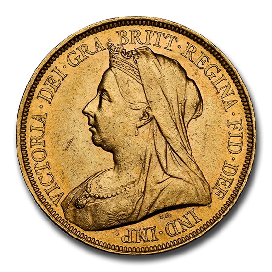 1893 Great Britain Gold 5 Pounds Victoria AU-55 NGC 1893 Great Britain Gold 5 Pounds Victoria AU-55 NGC