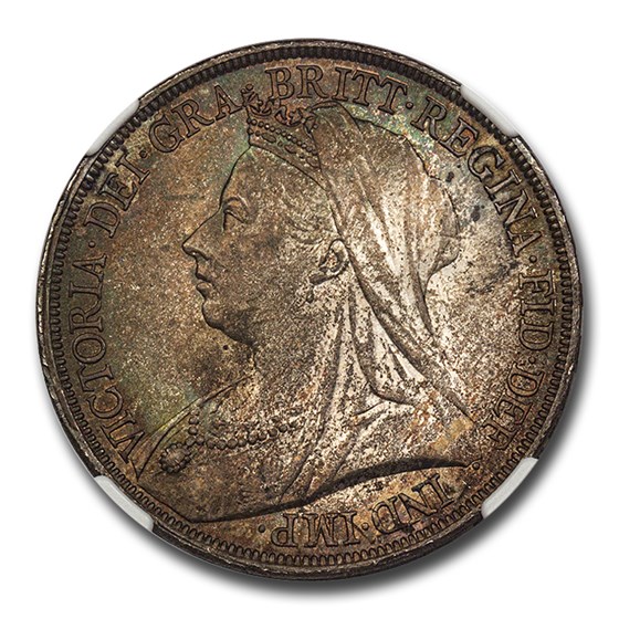 1893 Great Britain Silver Crown Victoria Veil MS-65 NGC 1893 Great Britain Silver Crown Victoria Veil MS-65 NGC