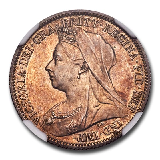 1893 Great Britain Silver Sixpence Victoria PF-65 NGC 1893 Great Britain Silver Sixpence Victoria PF-65 NGC