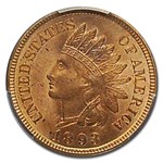 1893 Indian Head Cent MS-65 PCGS (Red)