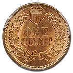 1893 Indian Head Cent MS-65 PCGS (Red)