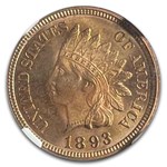 1893 Indian Head Cent MS-66 NGC (Red)
