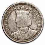 1893 Isabella Commemorative Quarter Avg Circ