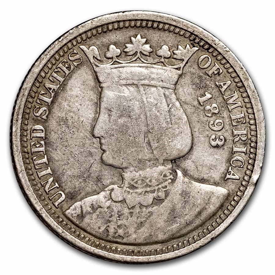 1893 Isabella Commemorative Quarter Avg Circ