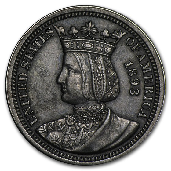 1893 Isabella Commemorative Quarter XF 1893 Isabella Commemorative Quarter XF