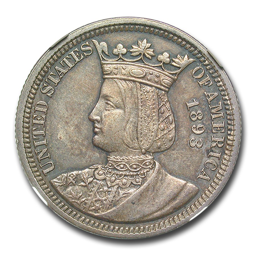 1893 Isabella Quarter MS-62 NGC