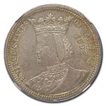 1893 Isabella Quarter MS-63 NGC