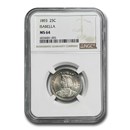 1893 Isabella Quarter MS-64 NGC