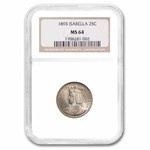1893 Isabella Quarter MS-64 NGC