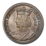 1893 Isabella Quarter MS-64 PCGS CAC