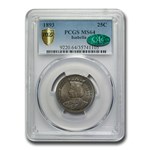 1893 Isabella Quarter MS-64 PCGS CAC