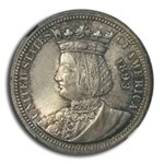 1893 Isabella Quarter MS-65 NGC CAC