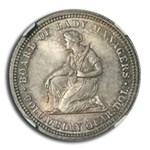1893 Isabella Quarter MS-65 NGC CAC