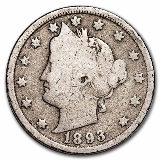 1893 Liberty Head V Nickel AG 1893 Liberty Head V Nickel AG